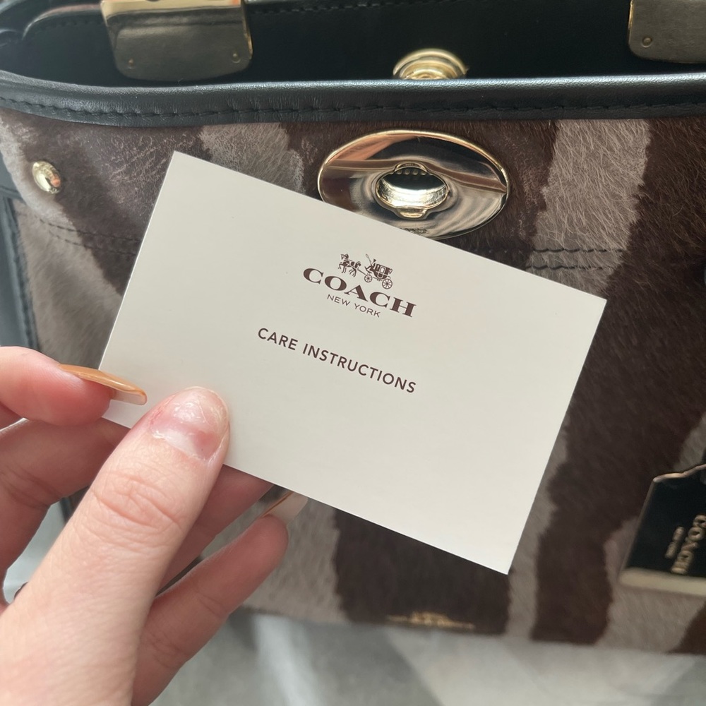 RARE COACH GRAMERCY CALFHAIR MINI SATCHEL - Picture 10 of 15